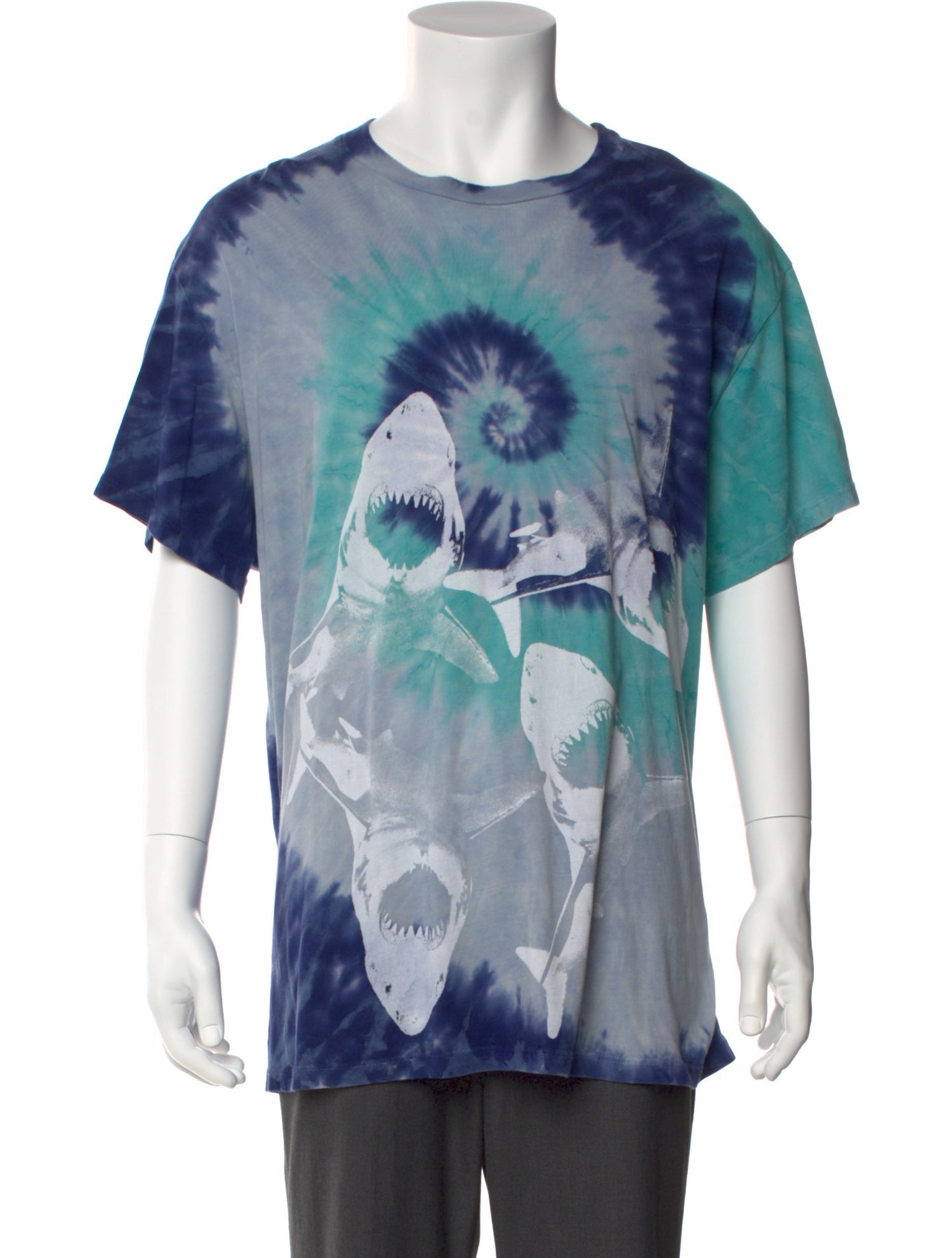 Amiri Tie-Dye Print Crew Neck T-Shirt