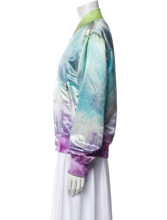 Amiri Tie-Dye Print Bomber Jacket