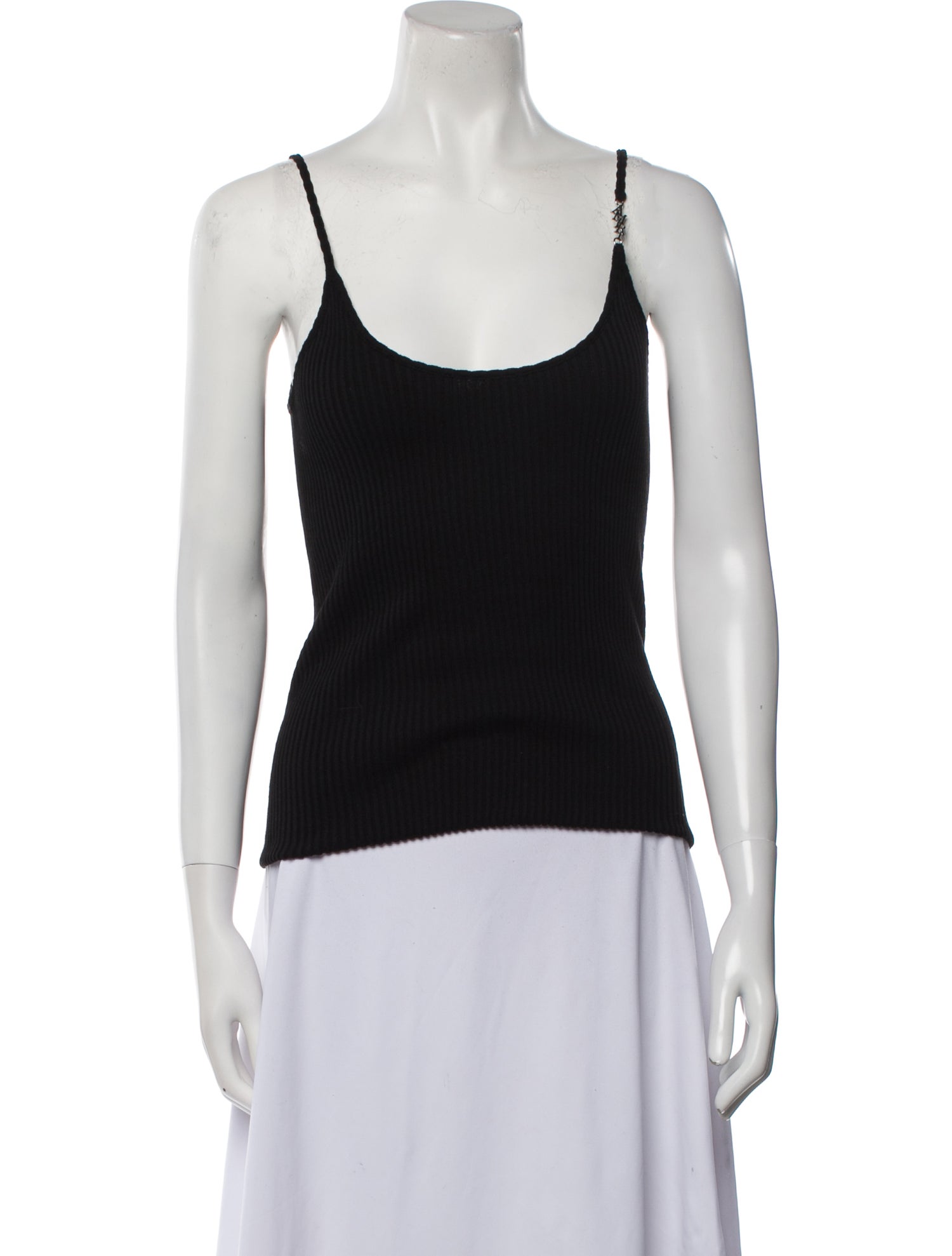 Amiri Scoop Neck Sleeveless Top