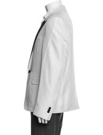 Amiri Silk Beaded Accents Blazer