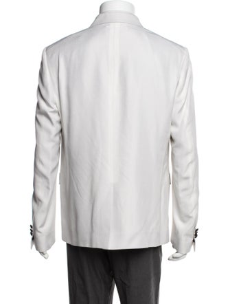 Amiri Silk Beaded Accents Blazer
