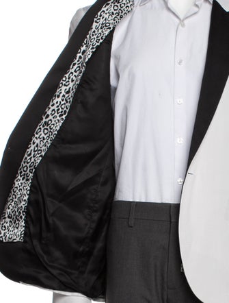 Amiri Silk Beaded Accents Blazer