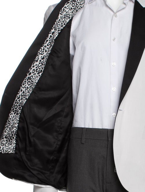 Amiri Silk Beaded Accents Blazer