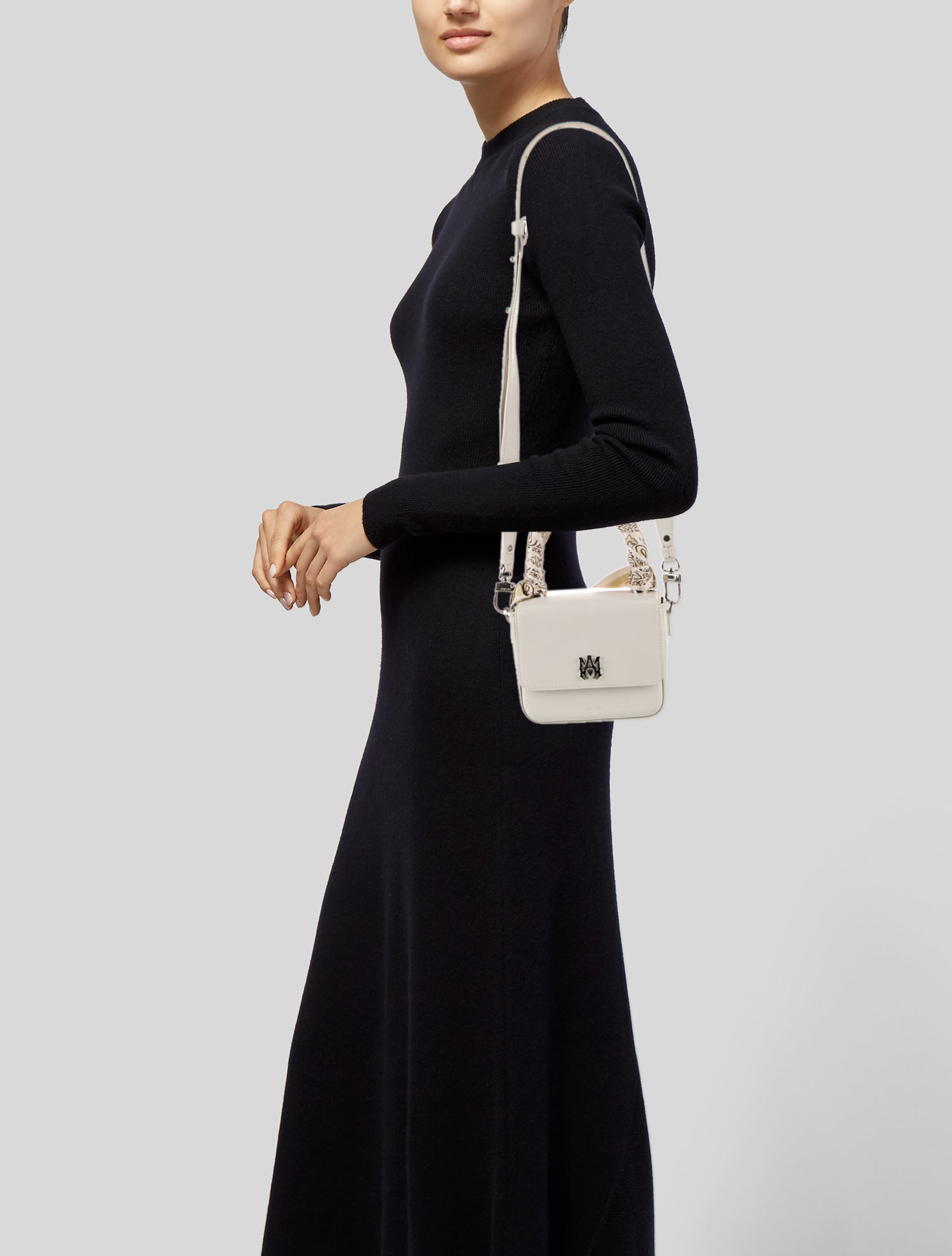 Amiri Leather Top Handle Bag