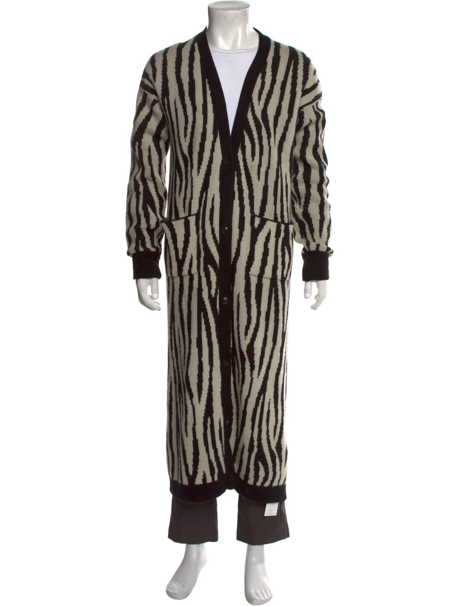 Amiri Cashmere Striped Cardigan