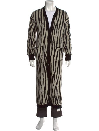 Amiri Cashmere Striped Cardigan