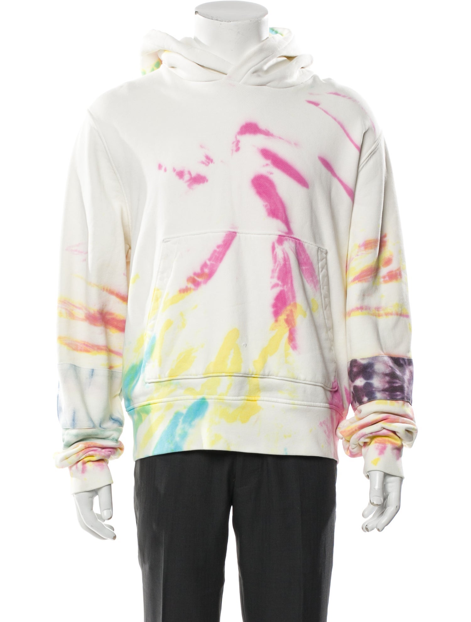 Amiri Tie-Dye Print Crew Neck Hoodie