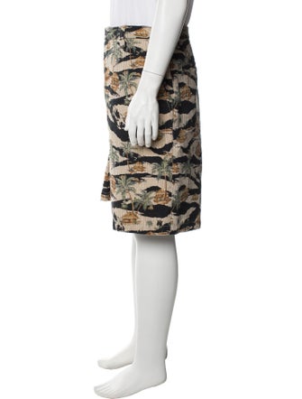 Amiri Printed Jogger Shorts