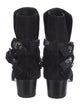 Amiri Chain-Link Accent Suede Moto Boots