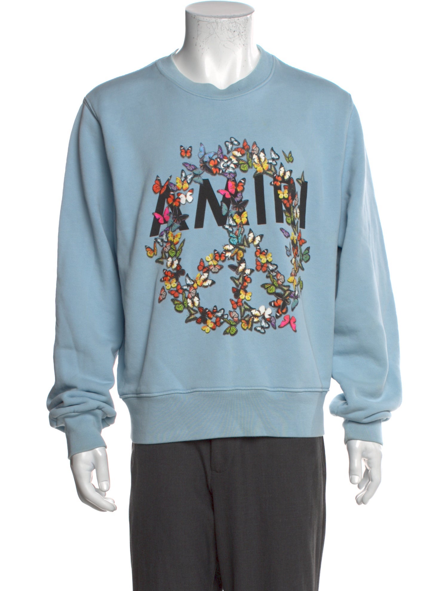 Amiri Graphic Print Crew Neck Sweatshirt