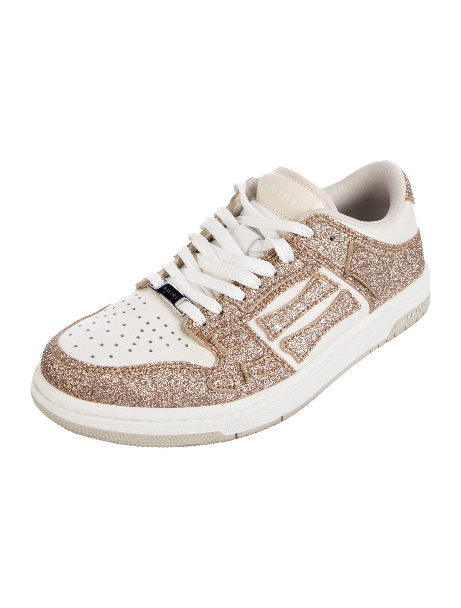Amiri Shimmer Skel Sneakers