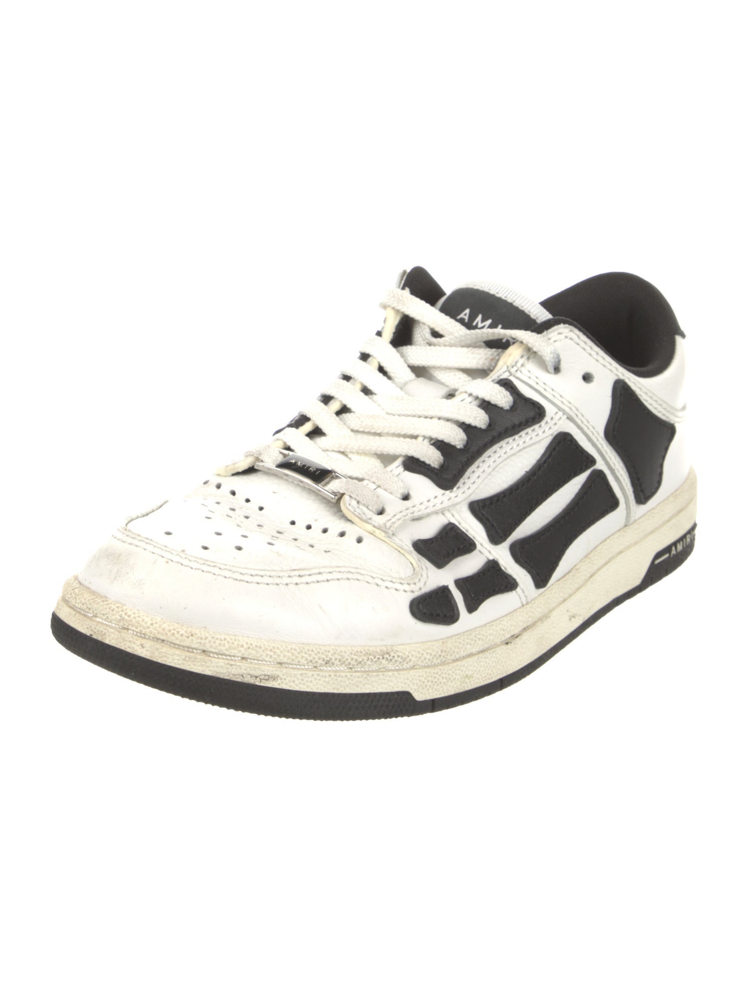 Amiri Leather Printed Sneakers