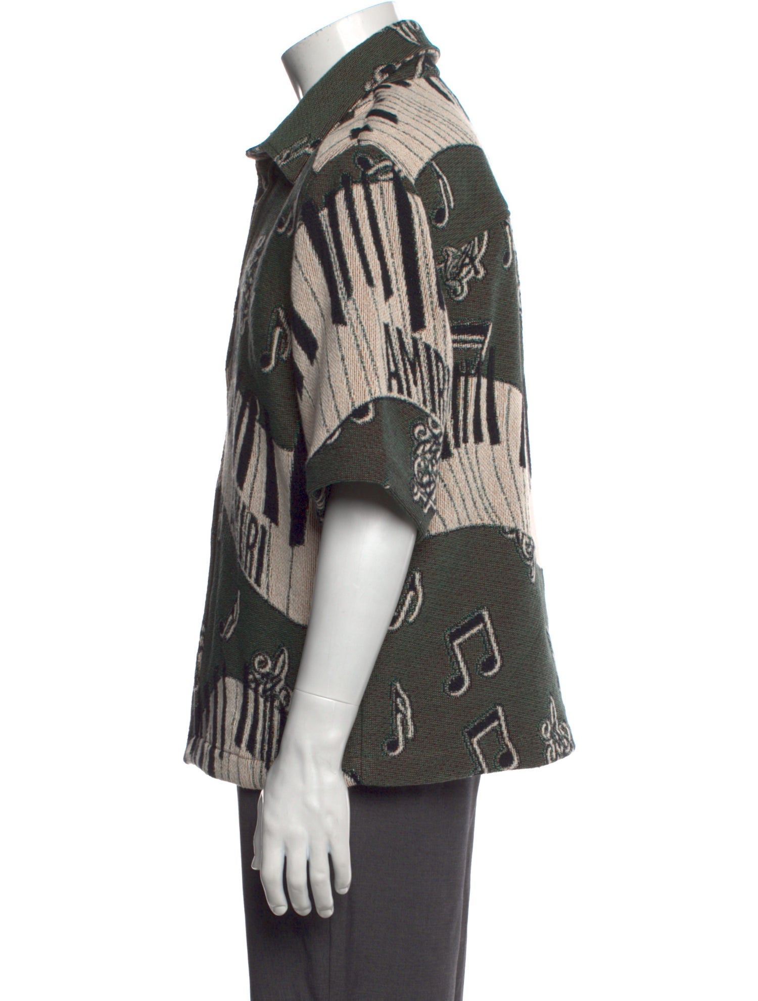 Amiri Printed Three-Quarter Sleeve Shirt w/ Tags