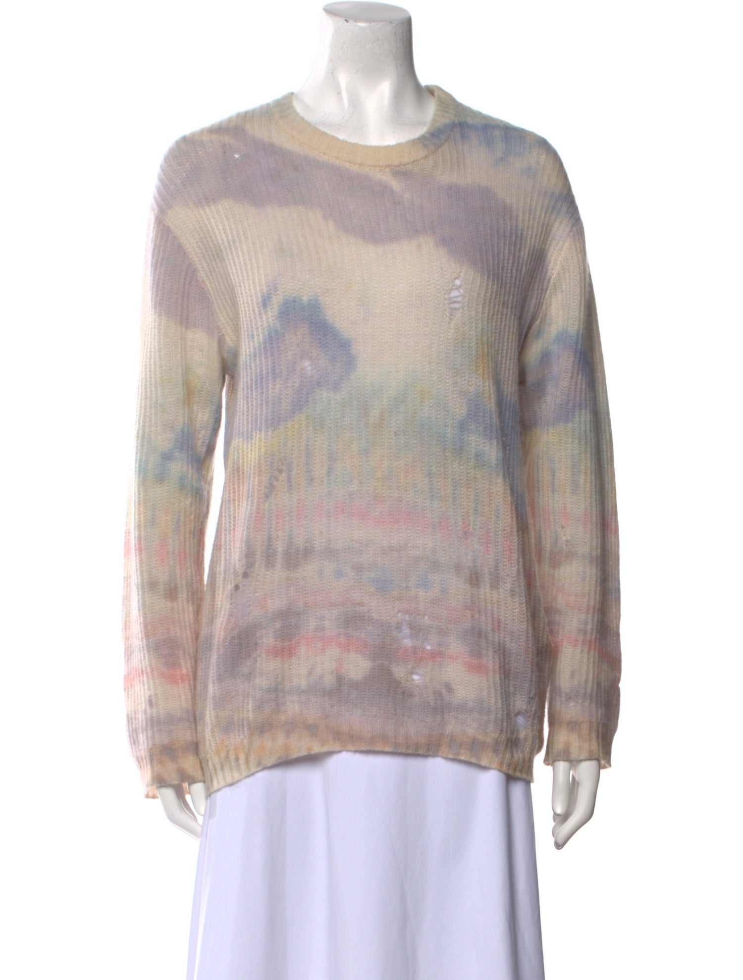 Amiri Cashmere Printed Sweater