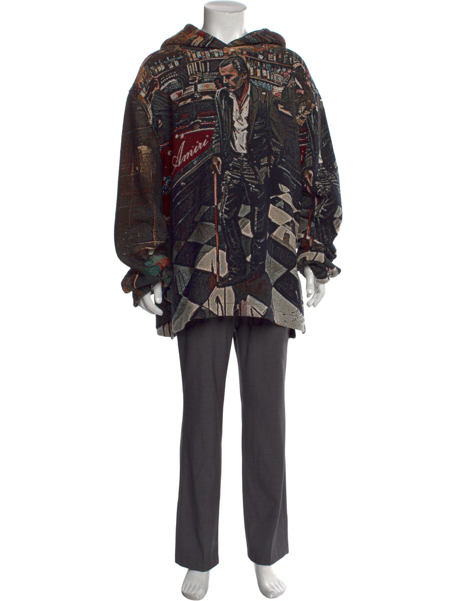 Amiri Printed Crew Neck Hoodie w/ Tags