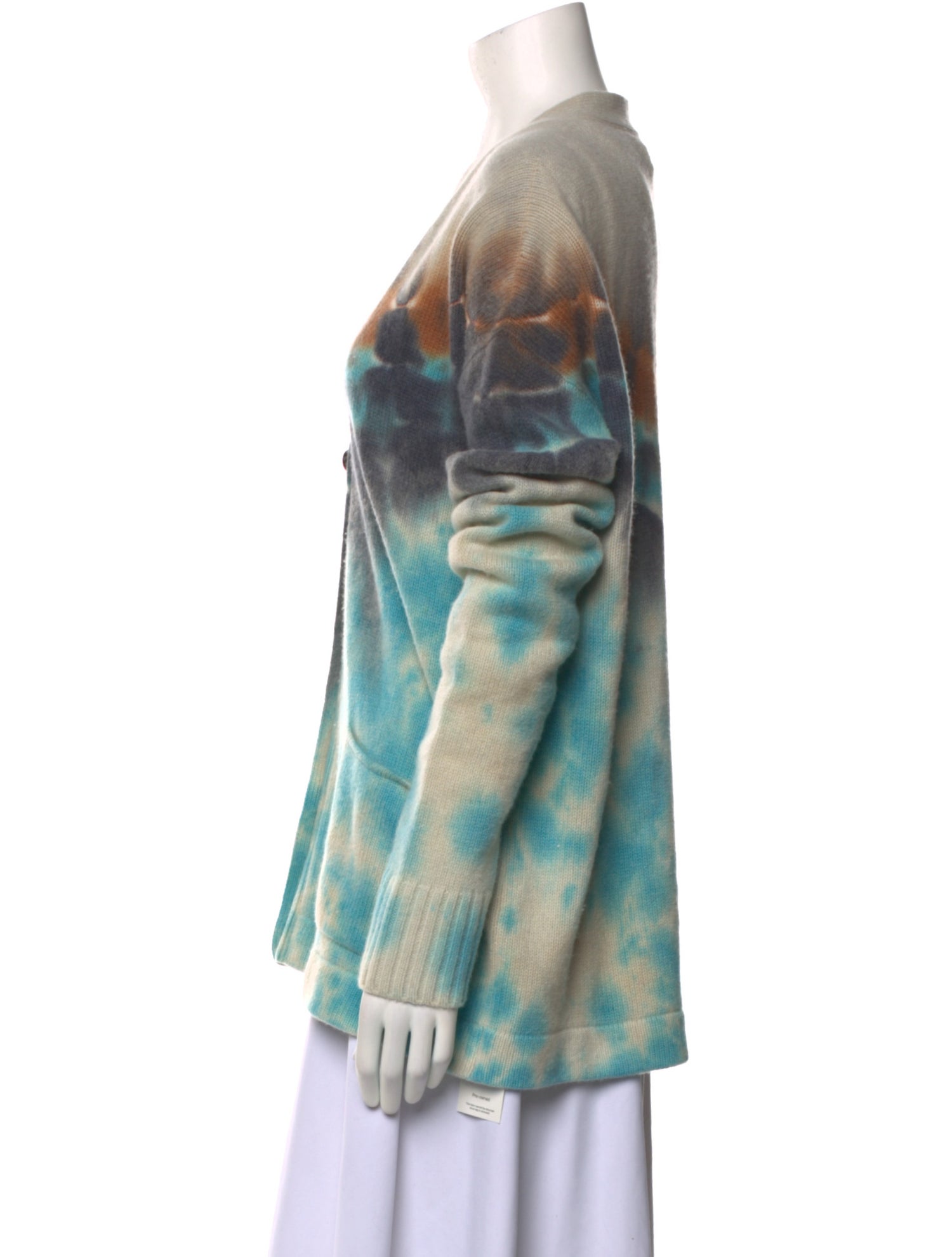 Amiri Cashmere Tie-Dye Print Sweater