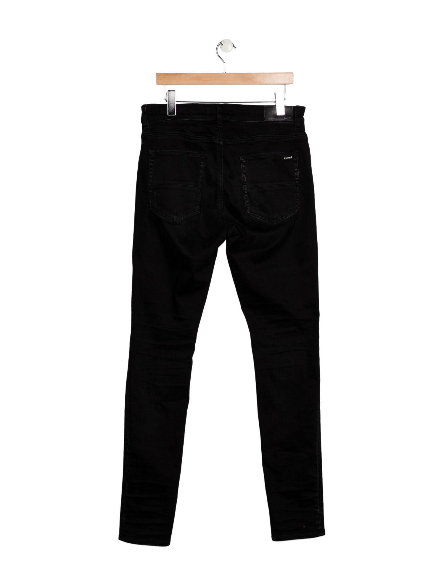 Amiri High-Rise Straight Leg Jeans