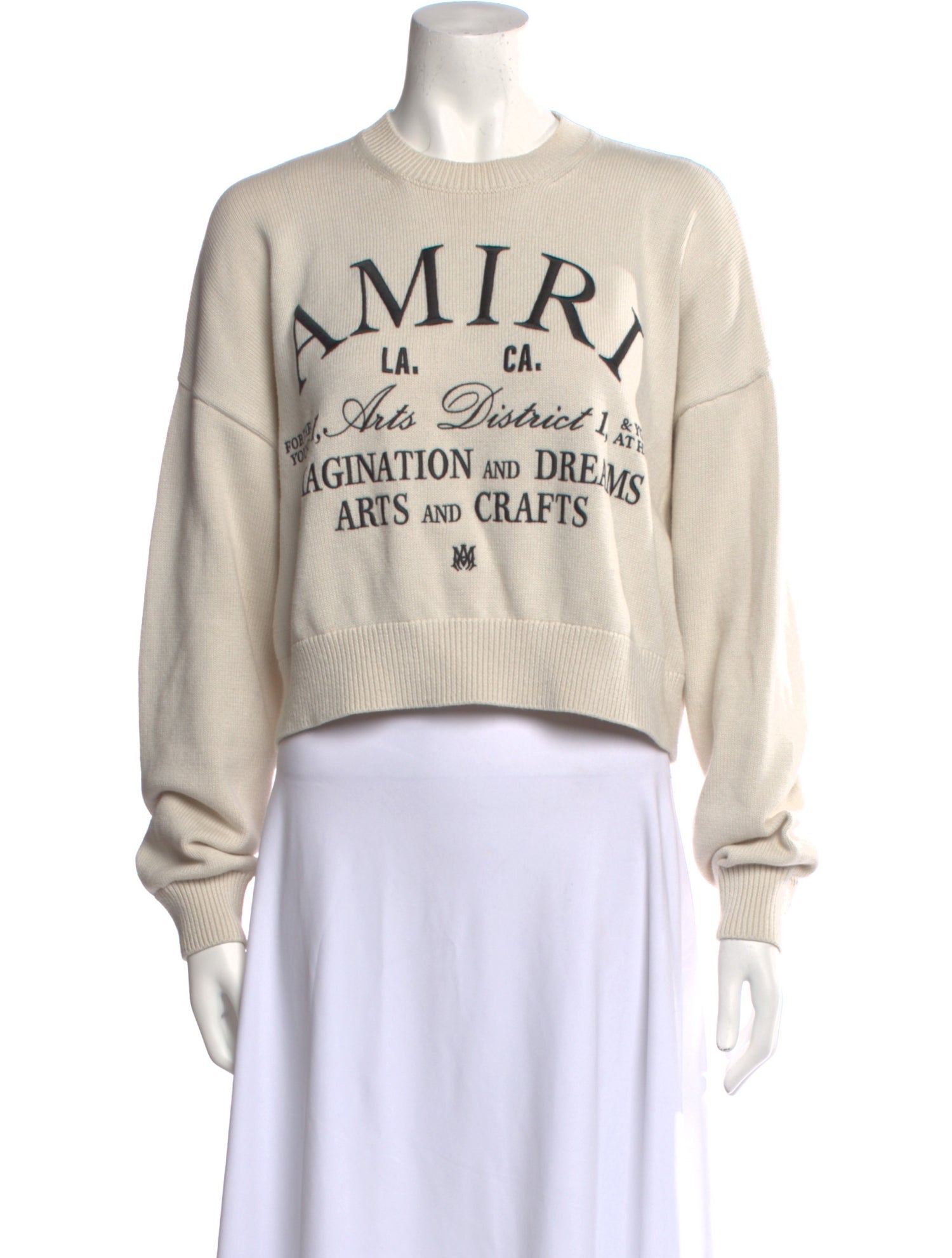 Amiri Graphic Print Crew Neck Sweatshirt