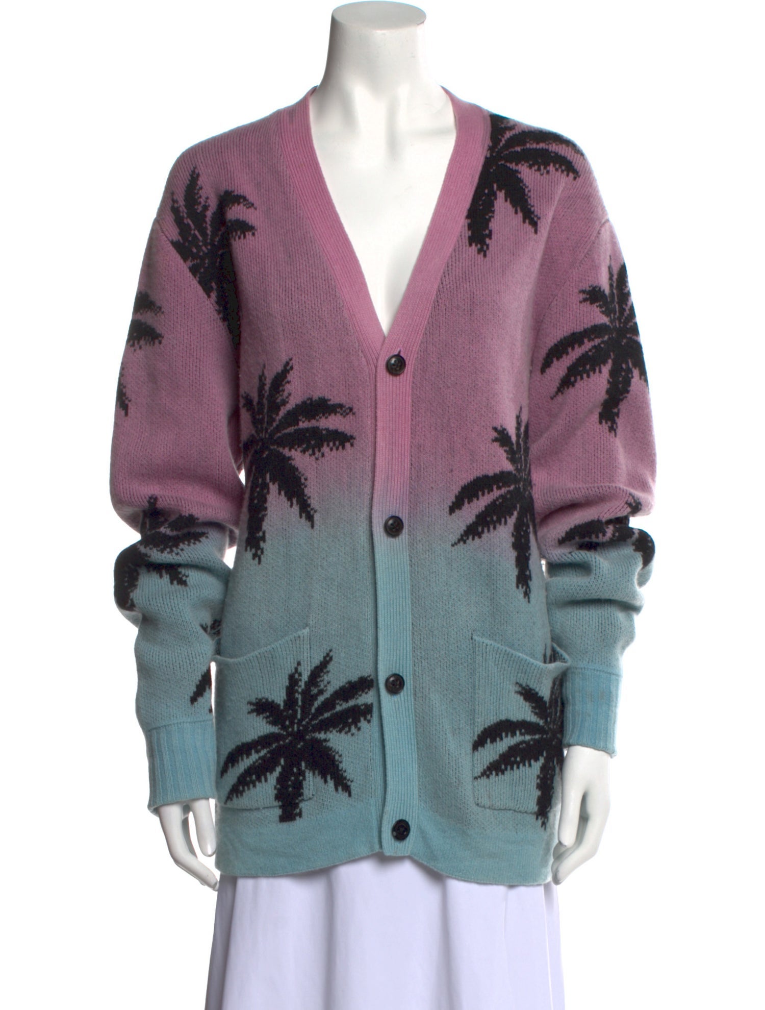 Amiri Cashmere Printed Sweater