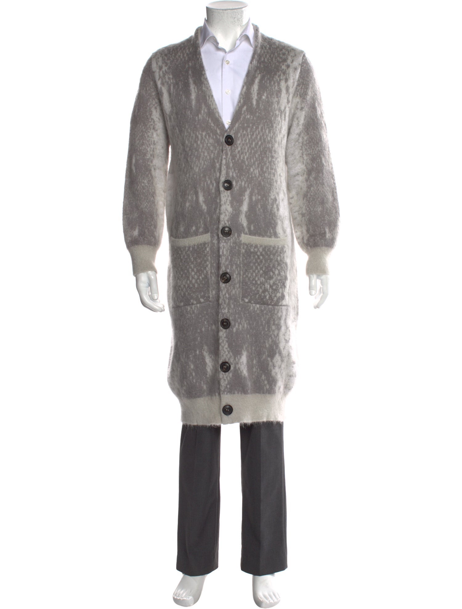 Amiri Wool Printed Cardigan