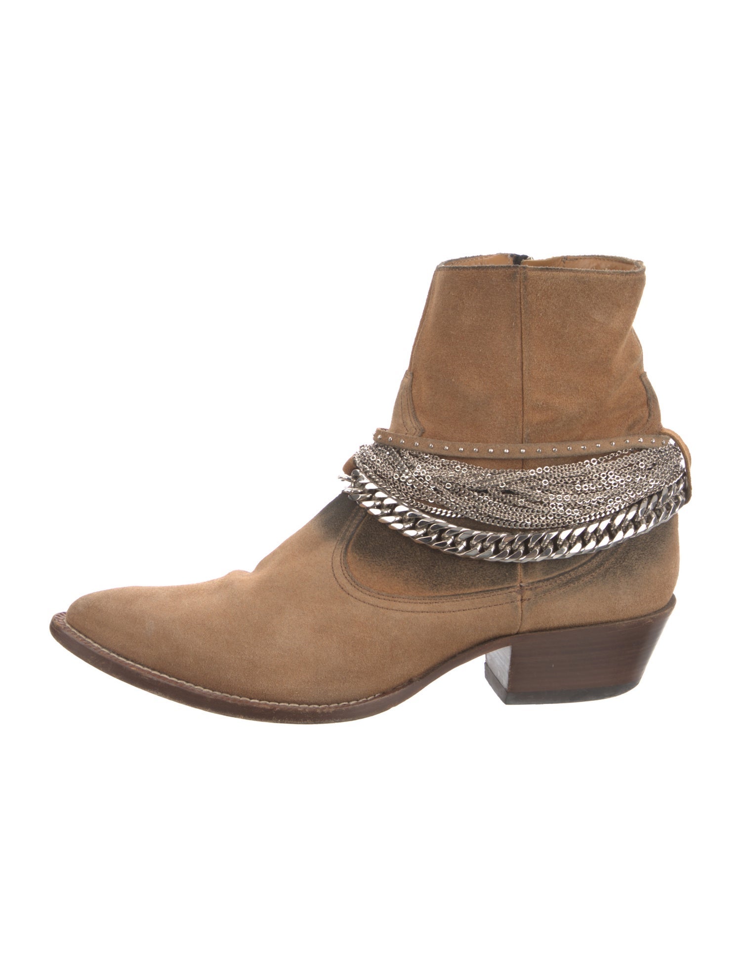 Amiri Suede Western Boots