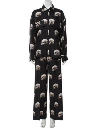 Amiri Wool Printed Pant Set