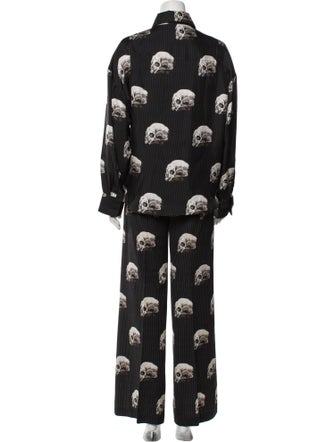 Amiri Wool Printed Pant Set