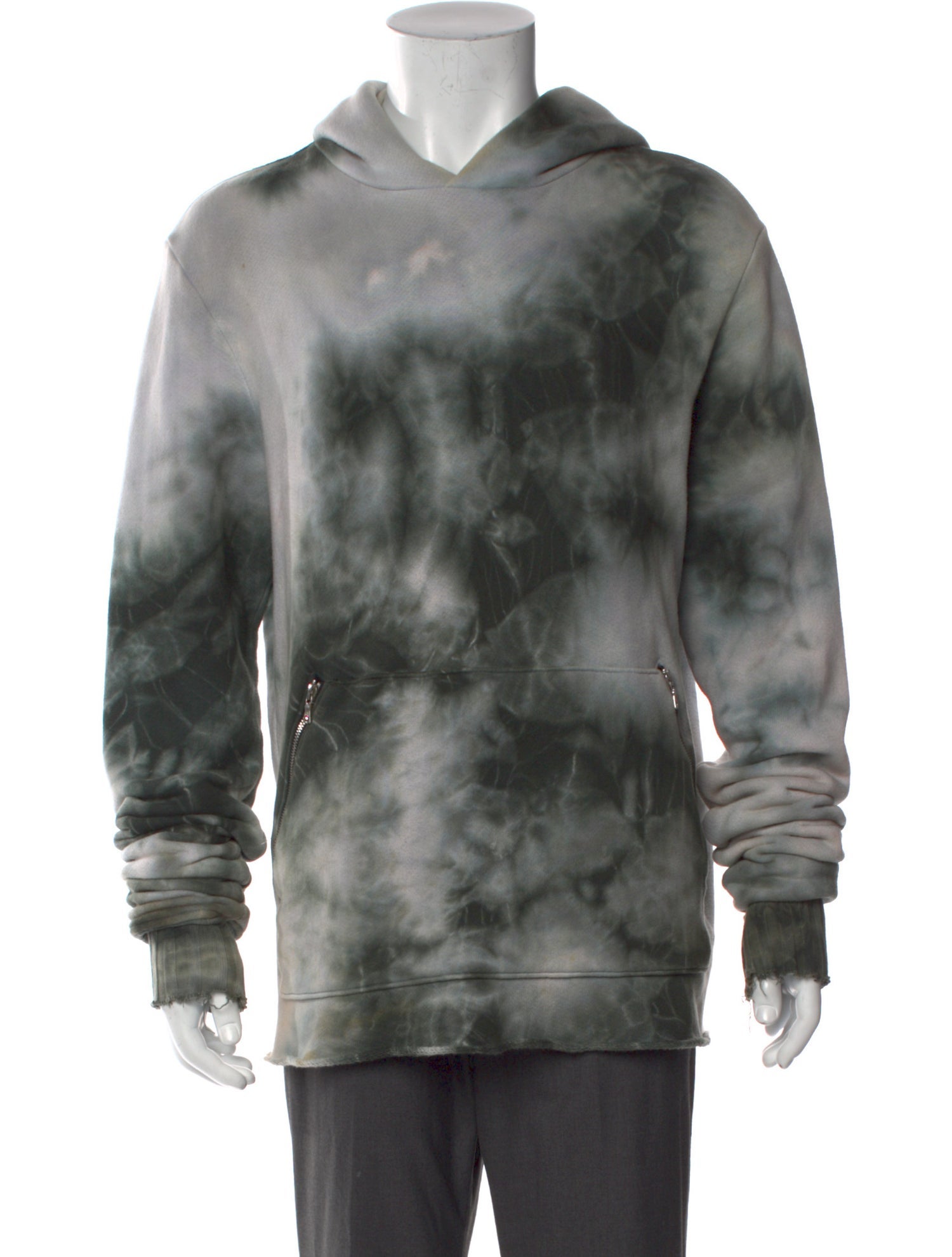 Amiri Tie-Dye Print Crew Neck Hoodie
