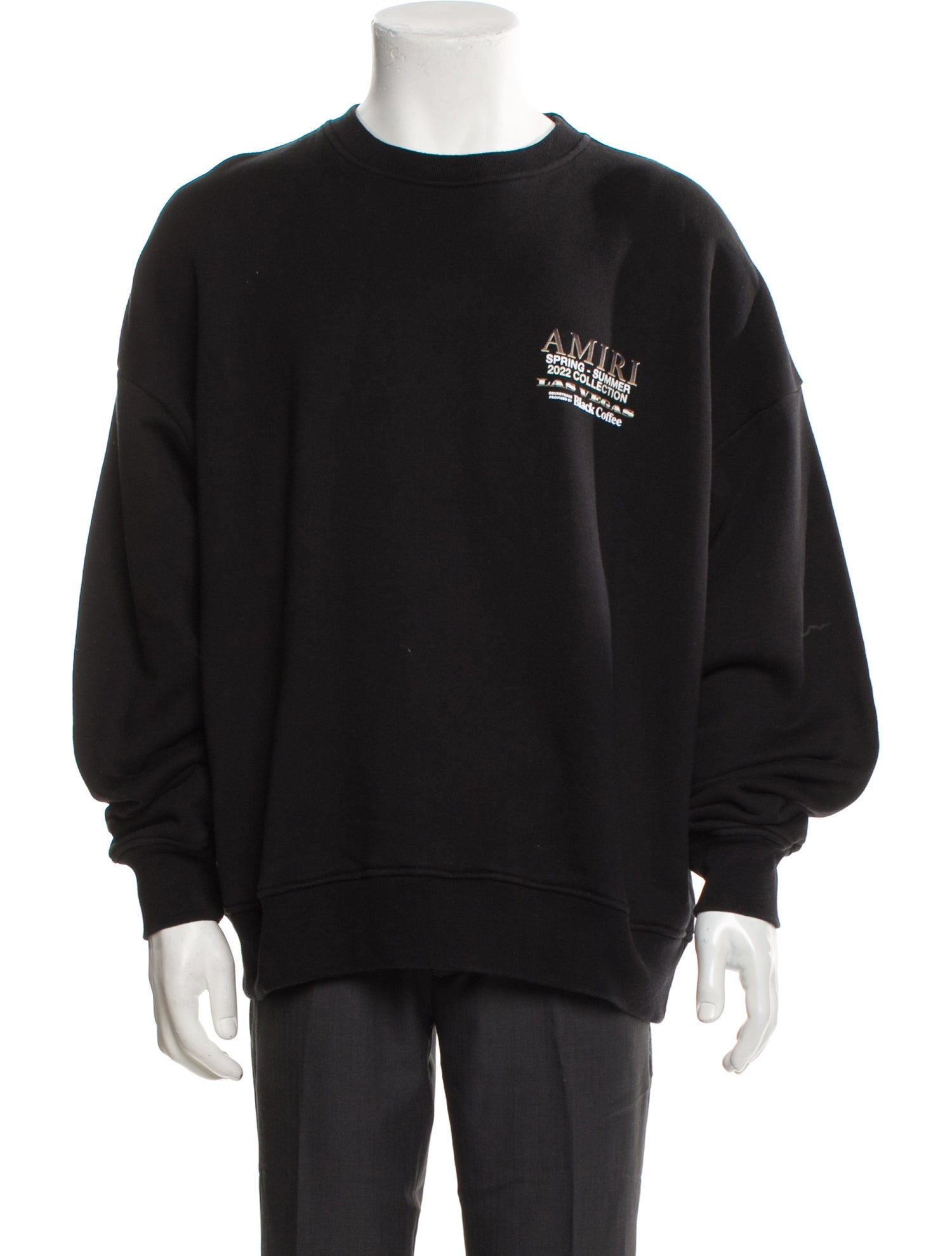 Amiri Graphic Print Crew Neck Sweatshirt