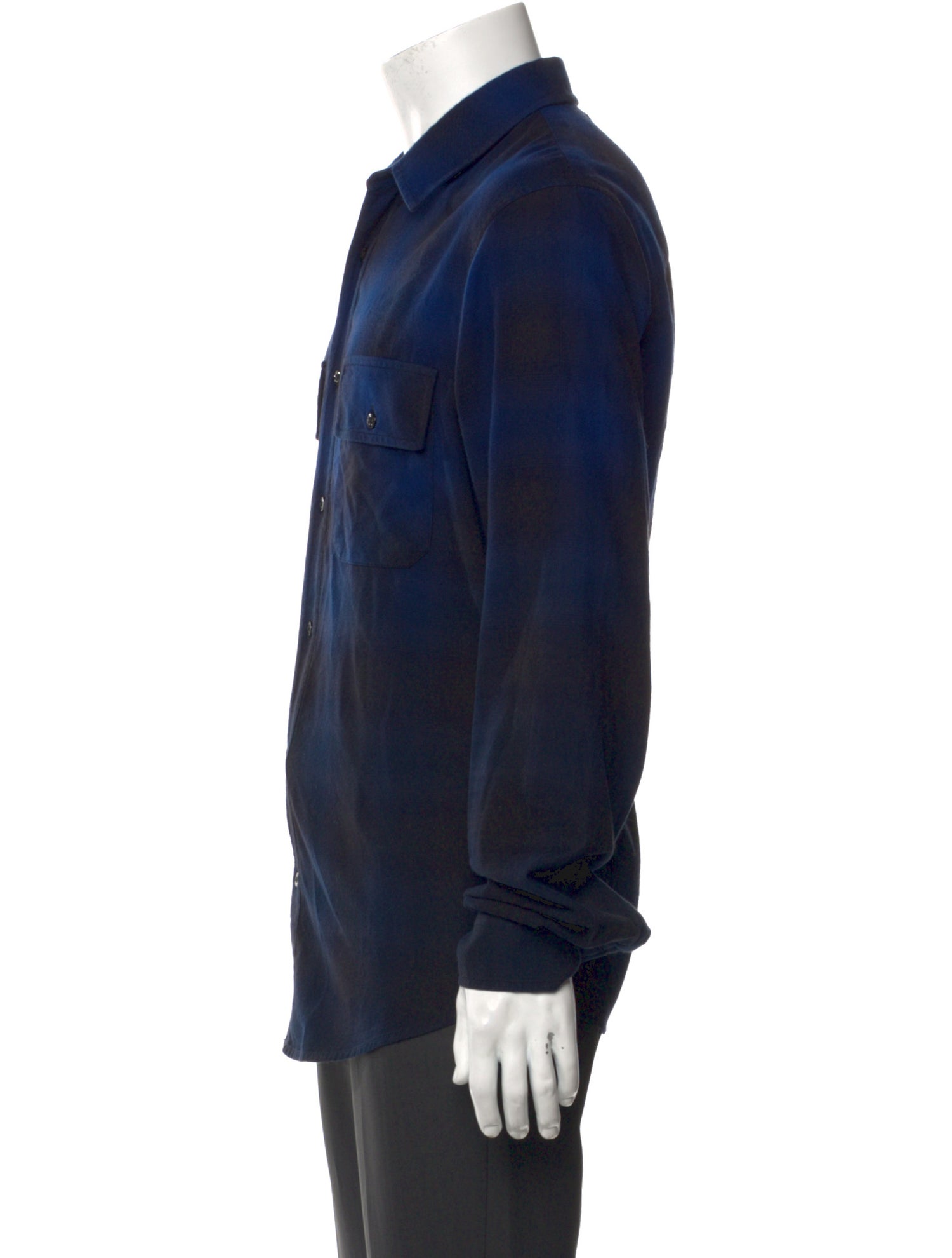 Amiri Plaid Print Long Sleeve Shirt