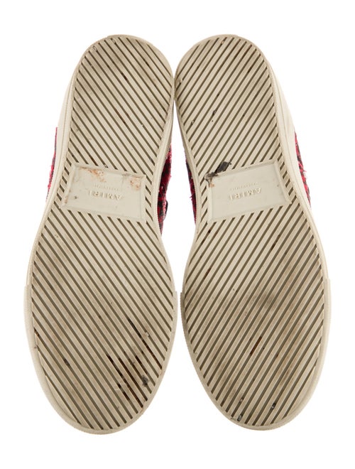 Amiri Canvas Animal Print Sneakers