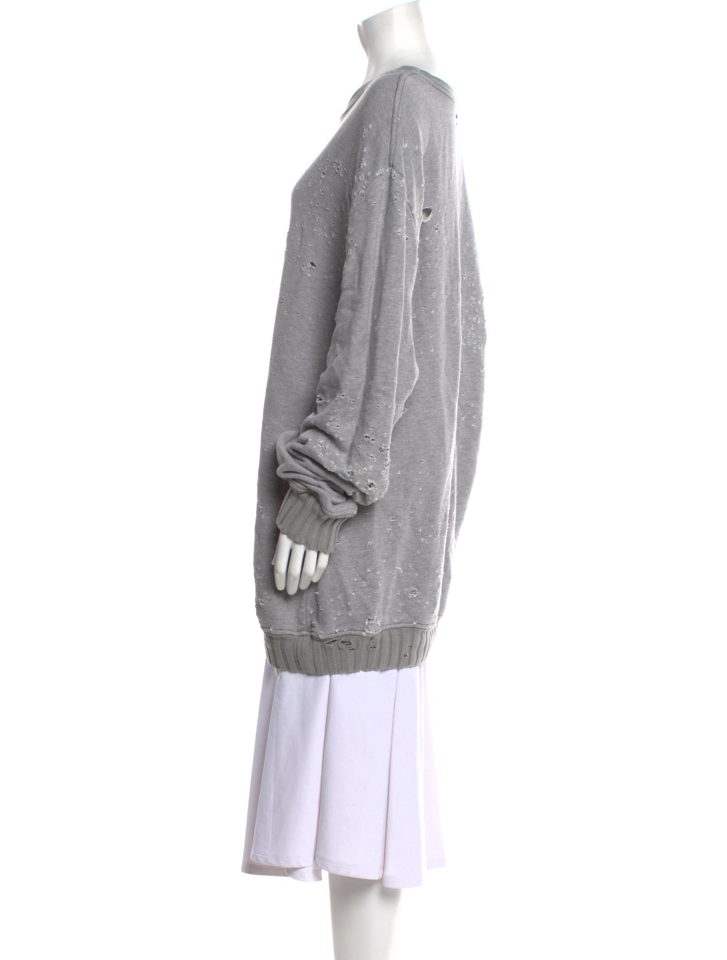 Amiri Scoop Neck Sweater