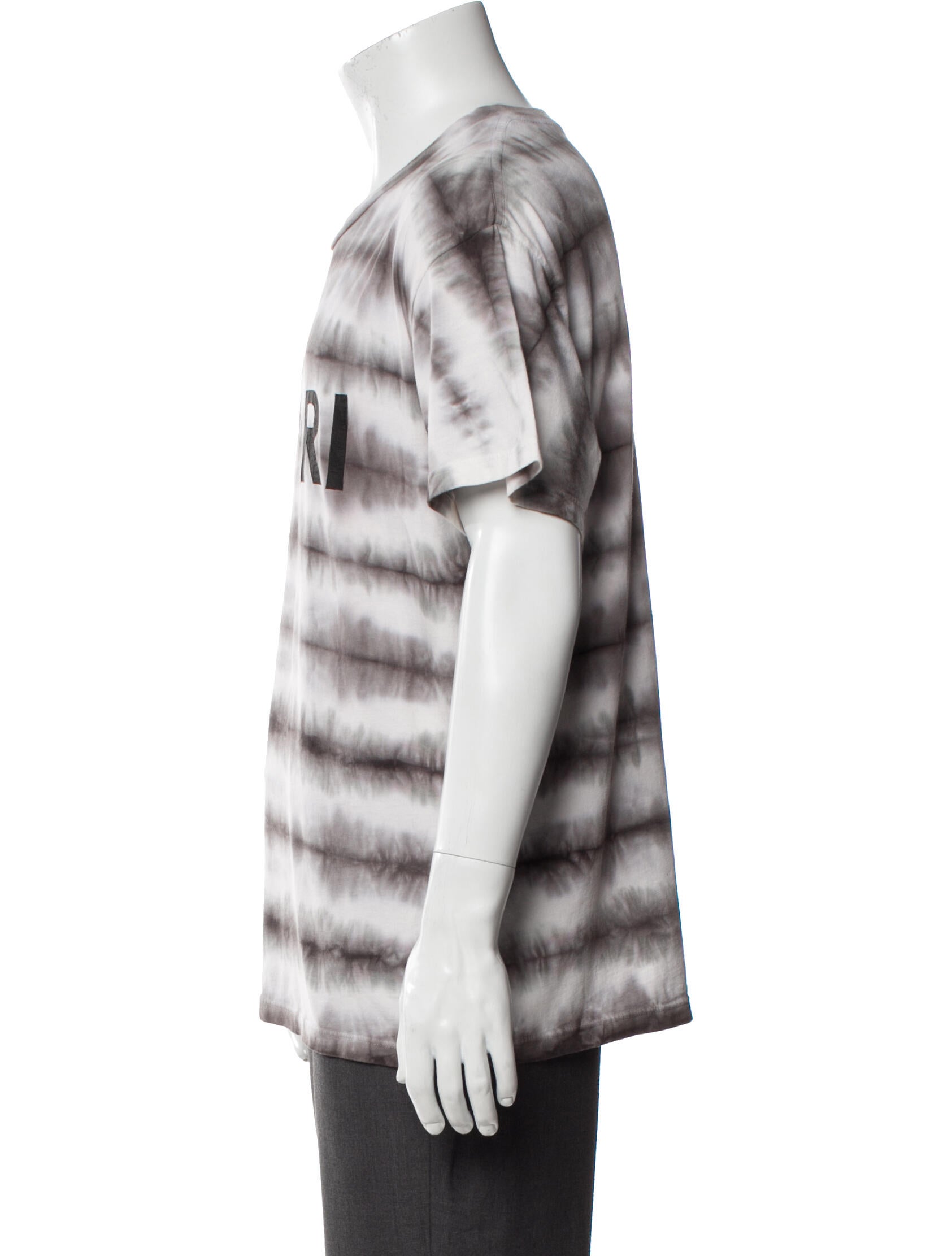 Amiri Tie-Dye Print Crew Neck T-Shirt