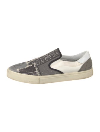 Amiri Canvas Printed Loafers