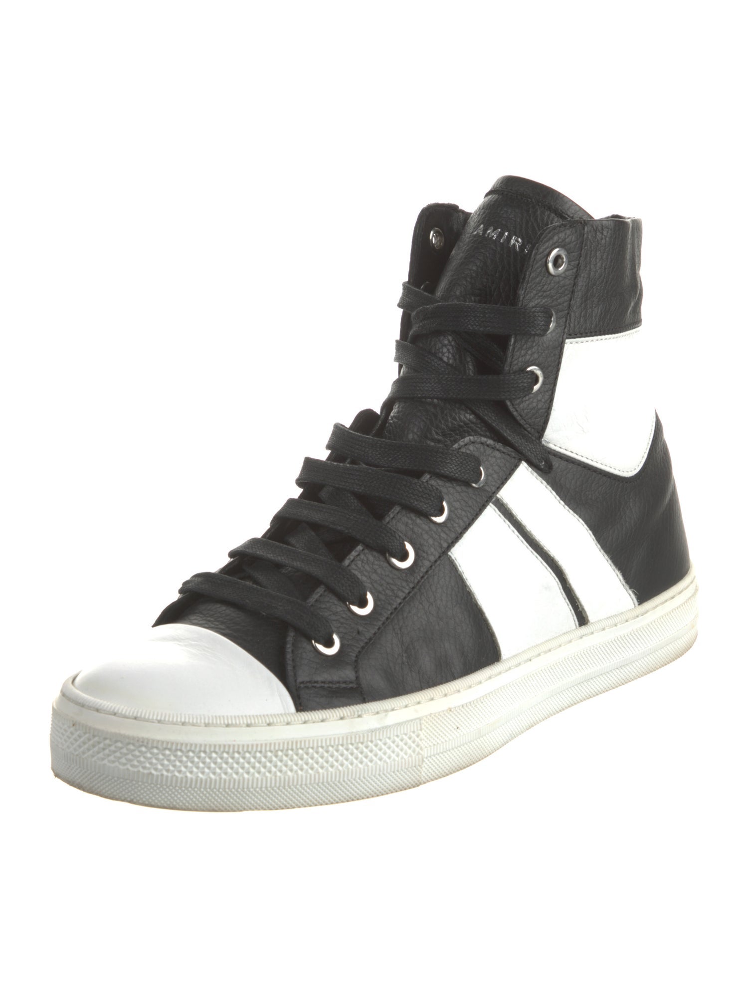 Amiri Leather Printed Sneakers