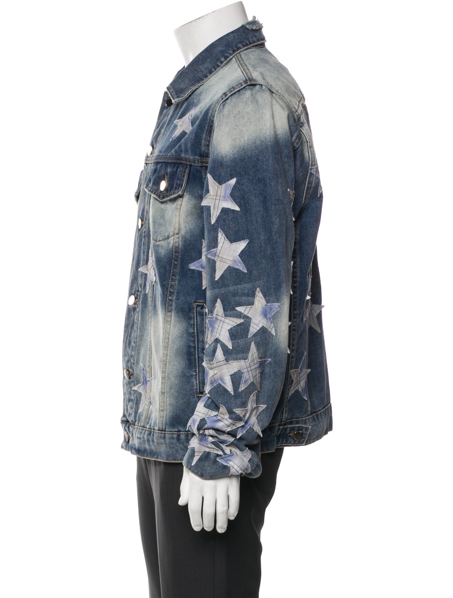 Amiri Printed Denim Jacket w/ Tags