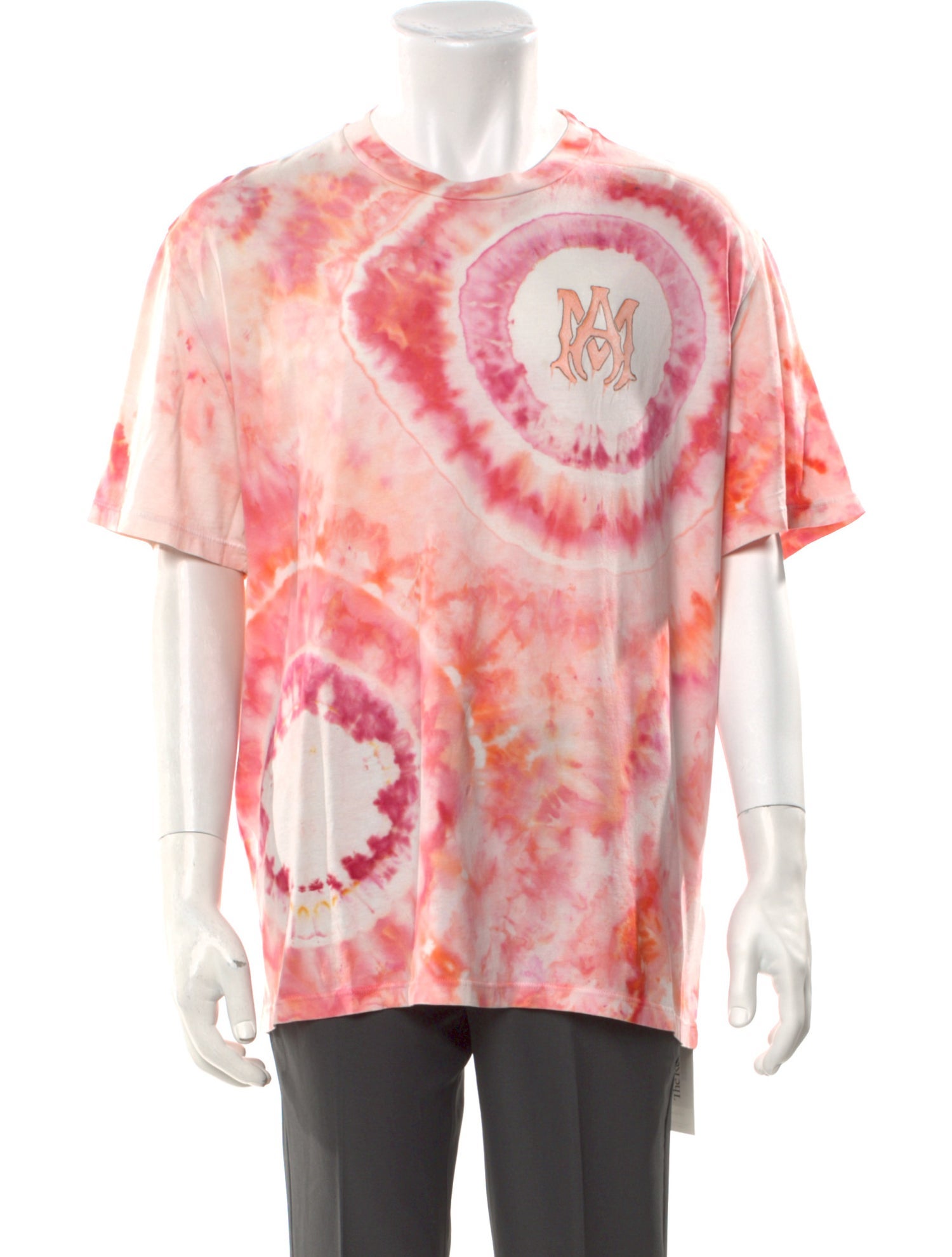 Amiri Tie-Dye Print Crew Neck T-Shirt