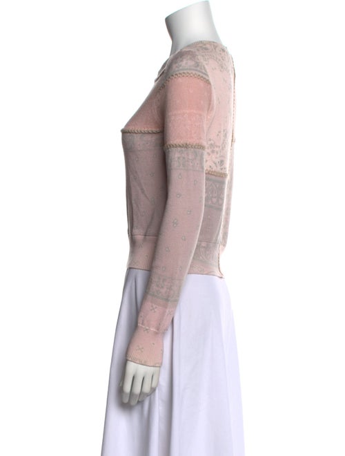 Amiri Paisley Print Crew Neck Sweater