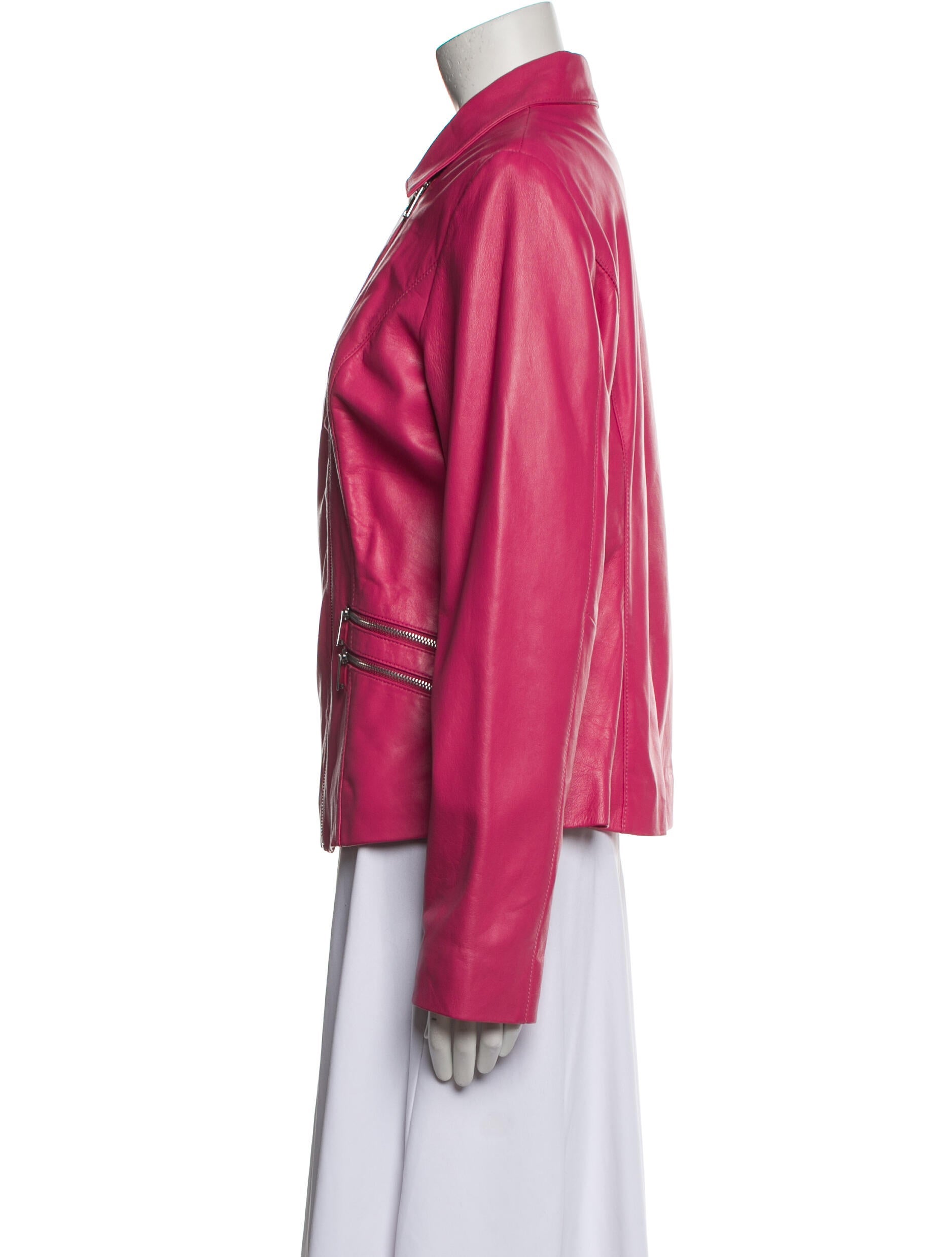 Neiman Marcus Leather Biker Jacket