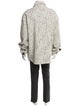 Amiri Wool Tweed Pattern Peacoat