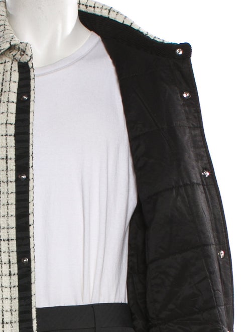 Amiri Wool Tweed Pattern Peacoat