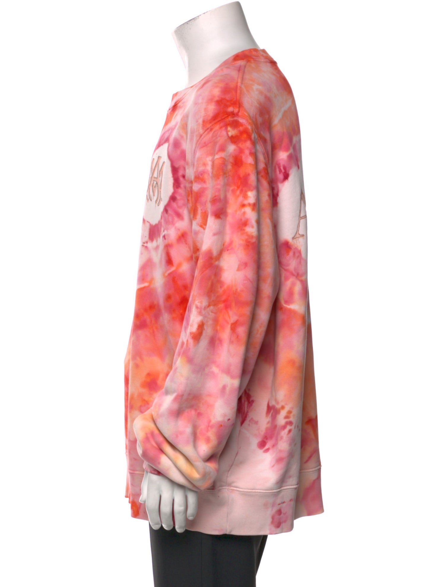 Amiri Tie-Dye Print Crew Neck Sweatshirt