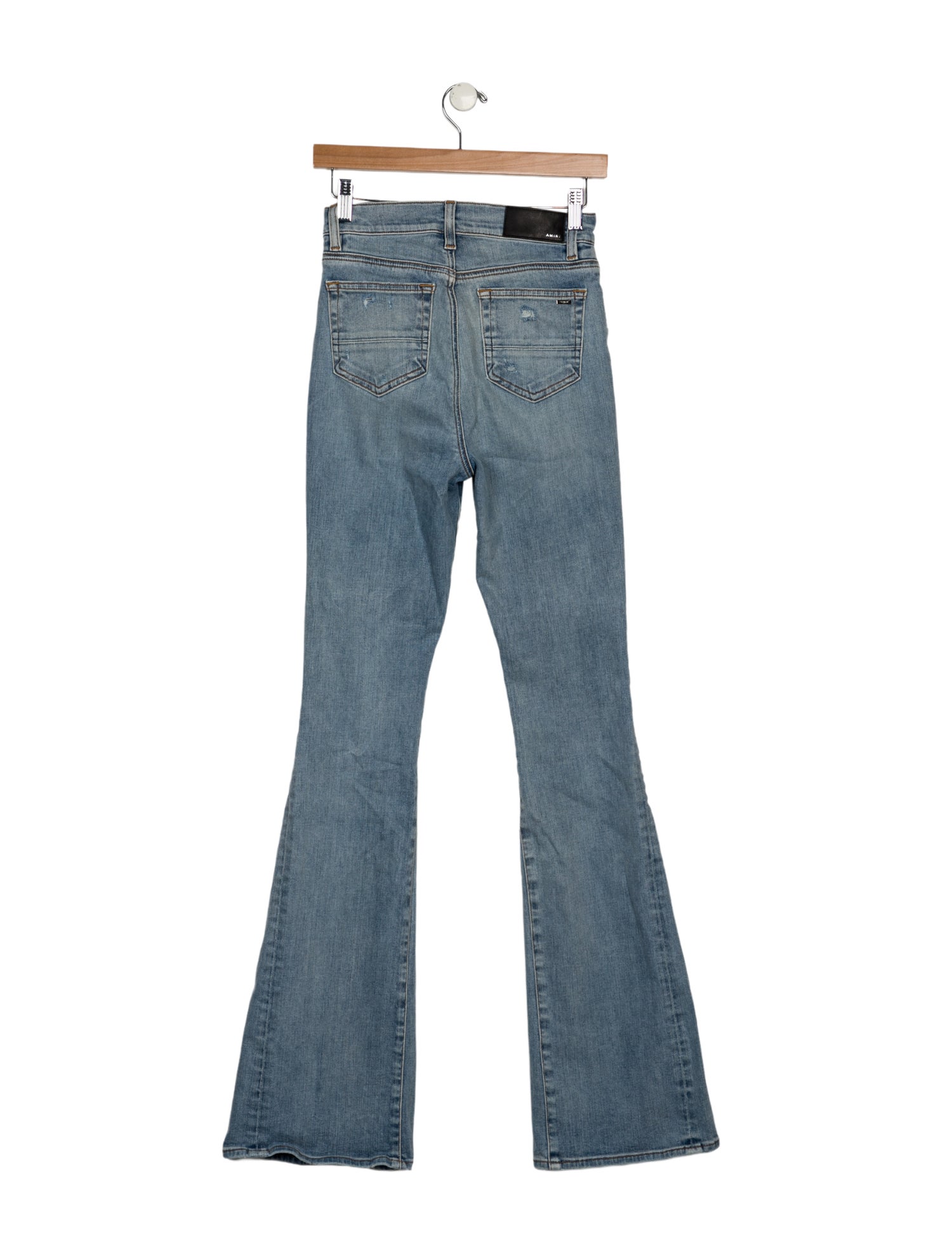 Amiri High-Rise Wide Leg Jeans