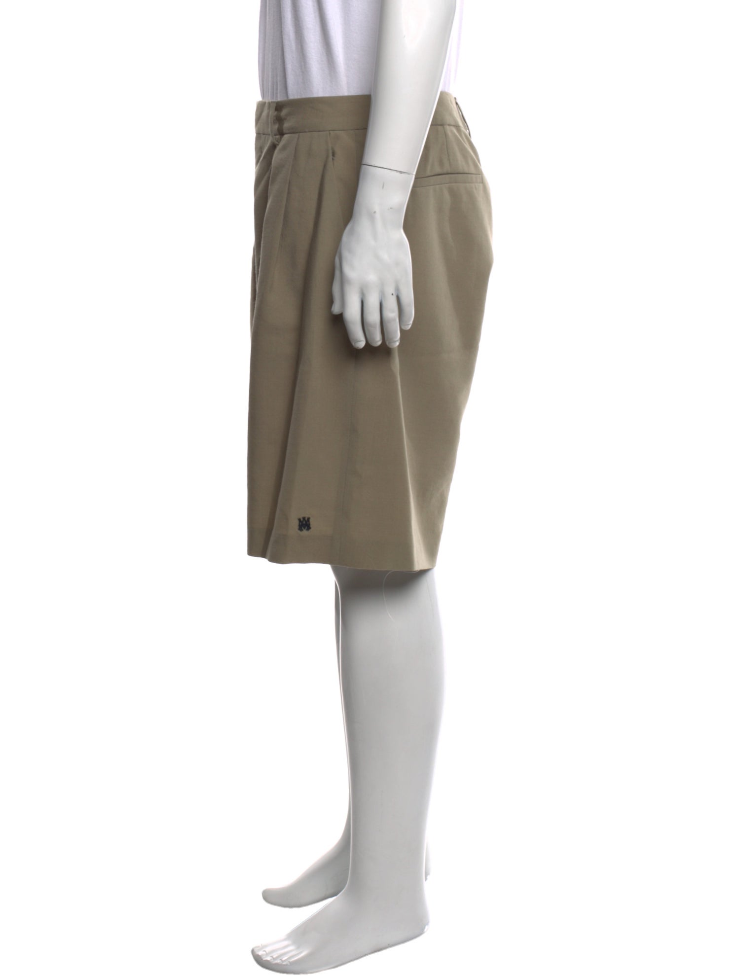 Amiri Wool Flat Front Shorts