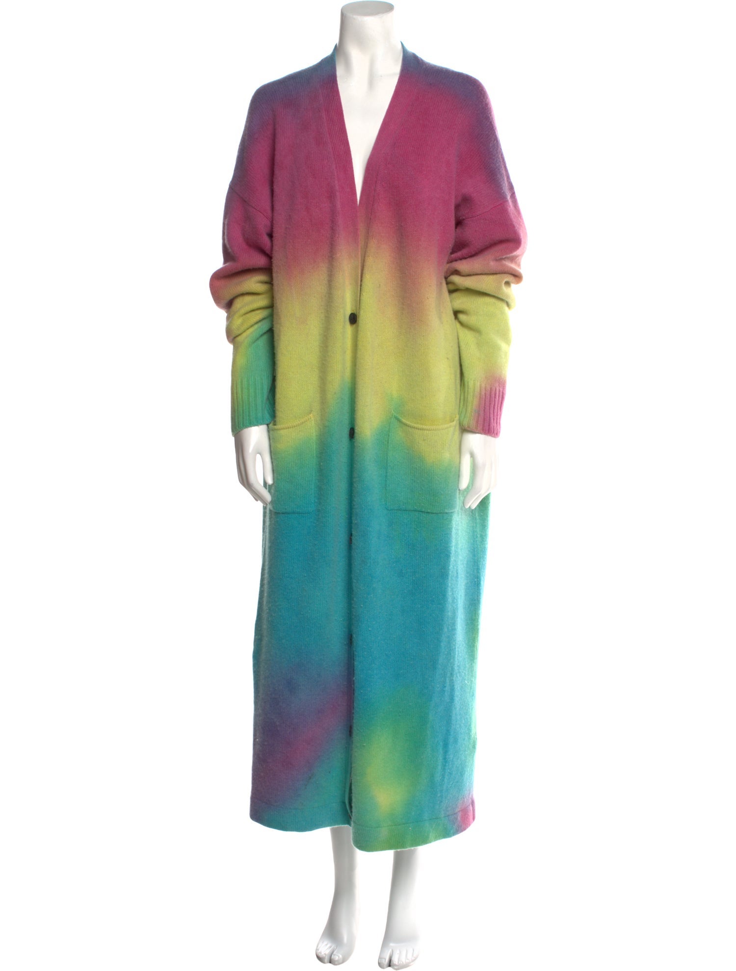 Amiri Cashmere Tie-Dye Print Sweater