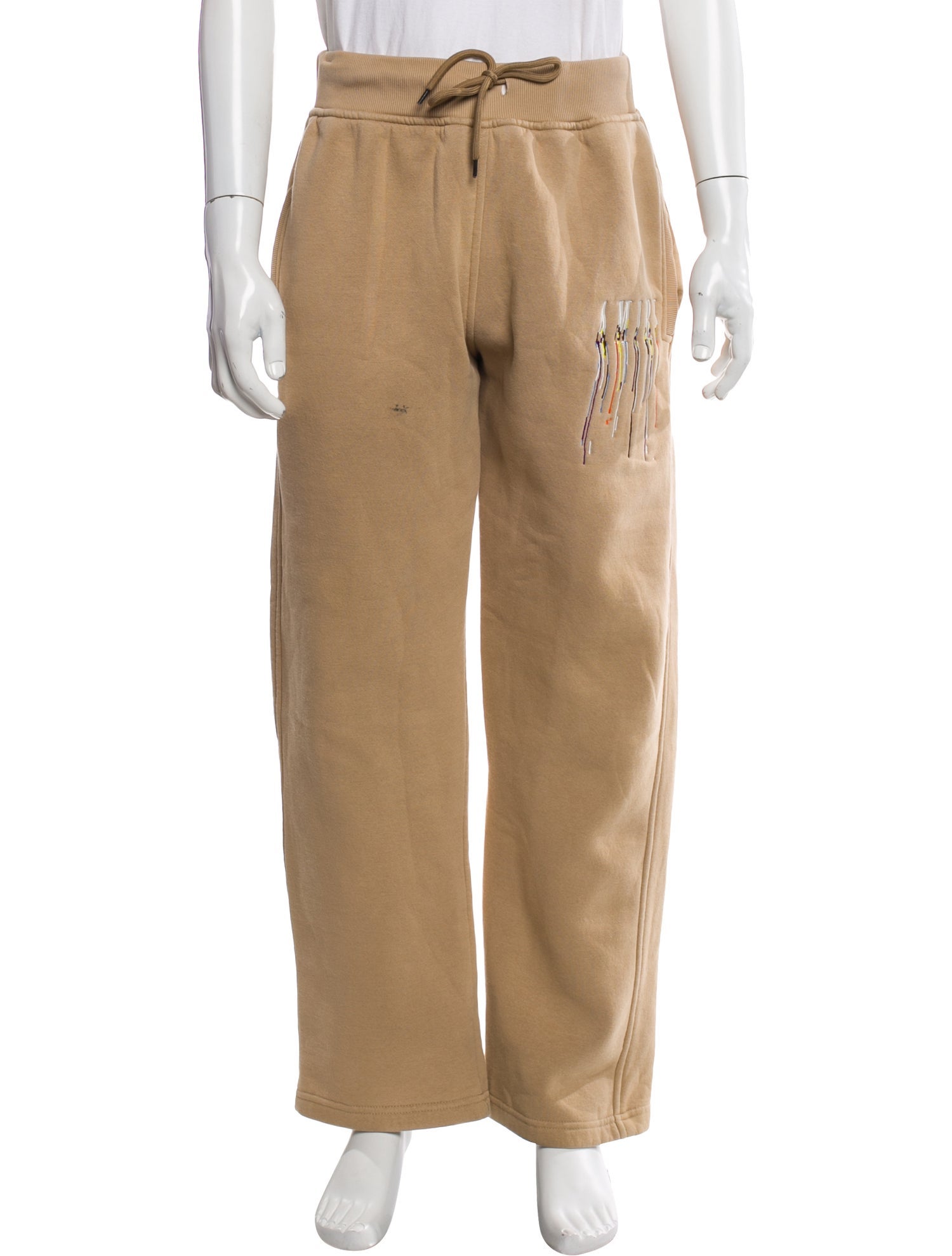 Amiri Embroidered Accent Lounge Bottoms