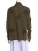 Amiri Graphic Print Long Sleeve Button-Up Top