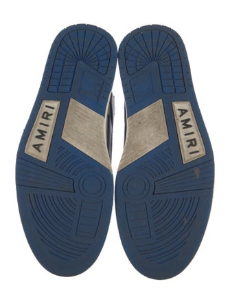 Amiri Leather Printed Sneakers