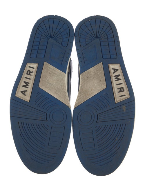 Amiri Leather Printed Sneakers