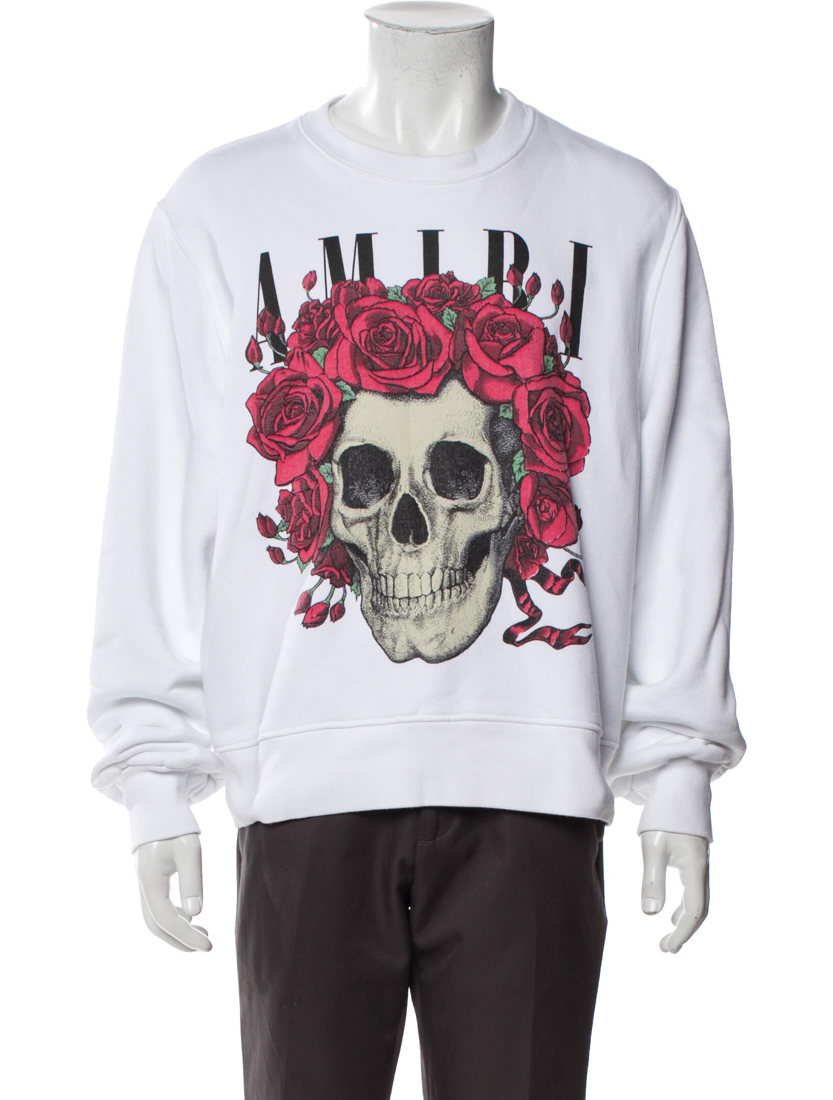 Amiri Graphic Print Crew Neck Sweatshirt